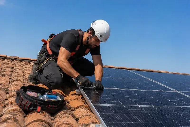 Maintenance et monitoring de panneaux solaires à Meaux-la-Montagne