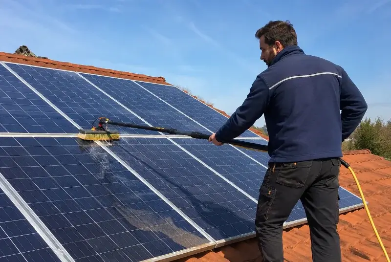 Nettoyage et entretien de panneaux solaires à Meaux-la-Montagne